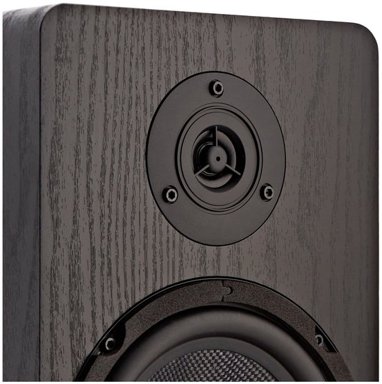 AVCOM 6 boekenplank luidspeakerpaar, zwart van AVCOM — afbeelding 2