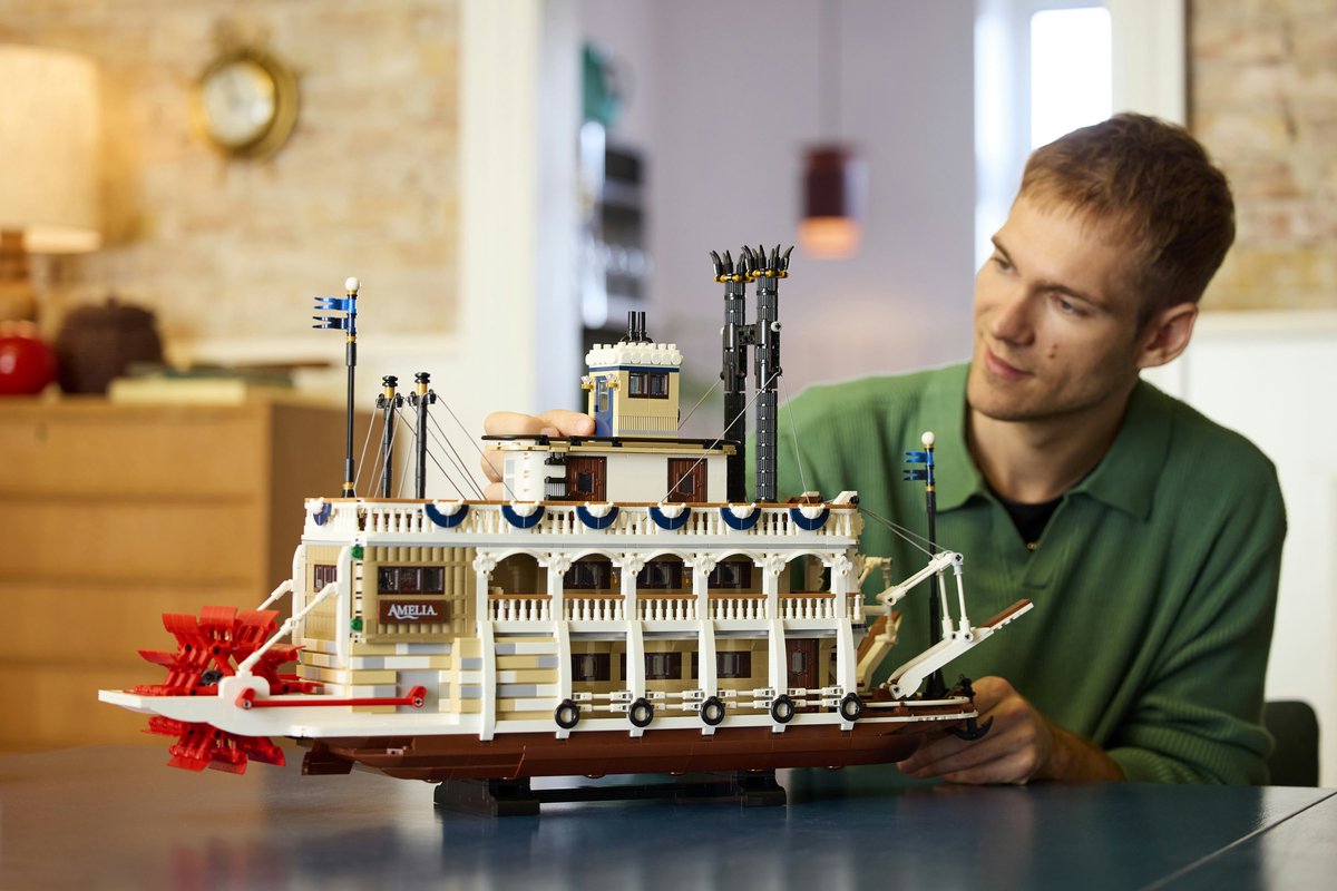 LEGO Ideas Stoomboot Bouwpakket voor Volwassenen - 21356 – foto 2
