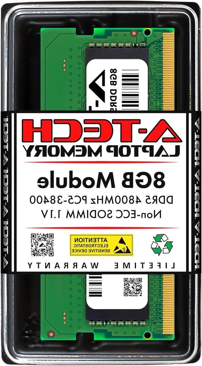 Laptop Geheugenmodule - RAM Upgrade - Systeemverbetering - DDR5 4800 MHz - 8 GB - Groen