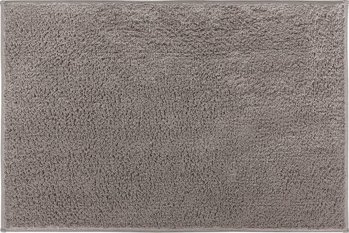 Badmat Katoen - Vloerkleed Douche - Veilig Voeten - Antislip Onderkant - 80x140cm - Taupe