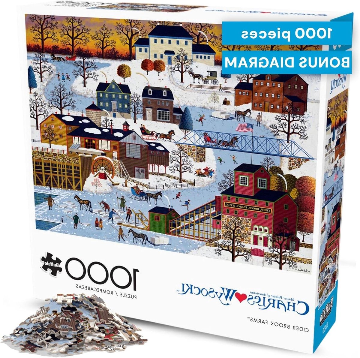 Puzzel 1000 Stukjes - Legpuzzel Volwassenen - Ontspannende Avond - Inclusief Bonus Poster - 68 x 50 cm - Meerkleurig