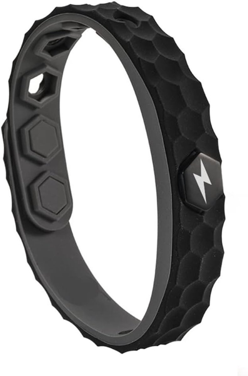 Anti-statische armband van silicone met verstelbare balans voor mannen en vrouwen, comfortabel en stijlvol