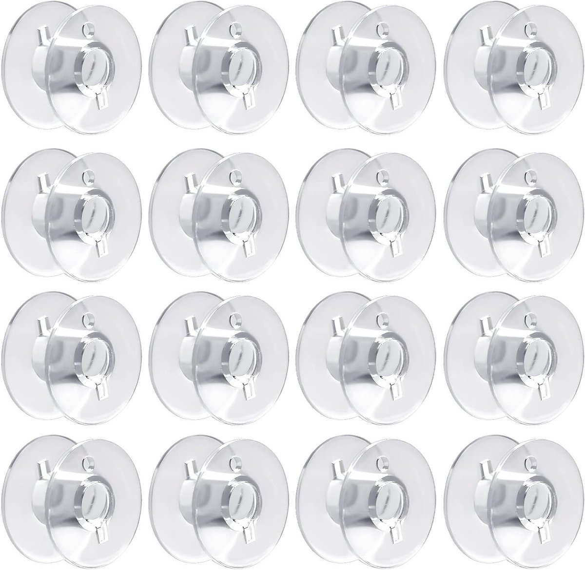 30 Stuks Plastic Tin voor Naaimachines - Geschikt voor Brother, Singer, Kenmore en Janome
