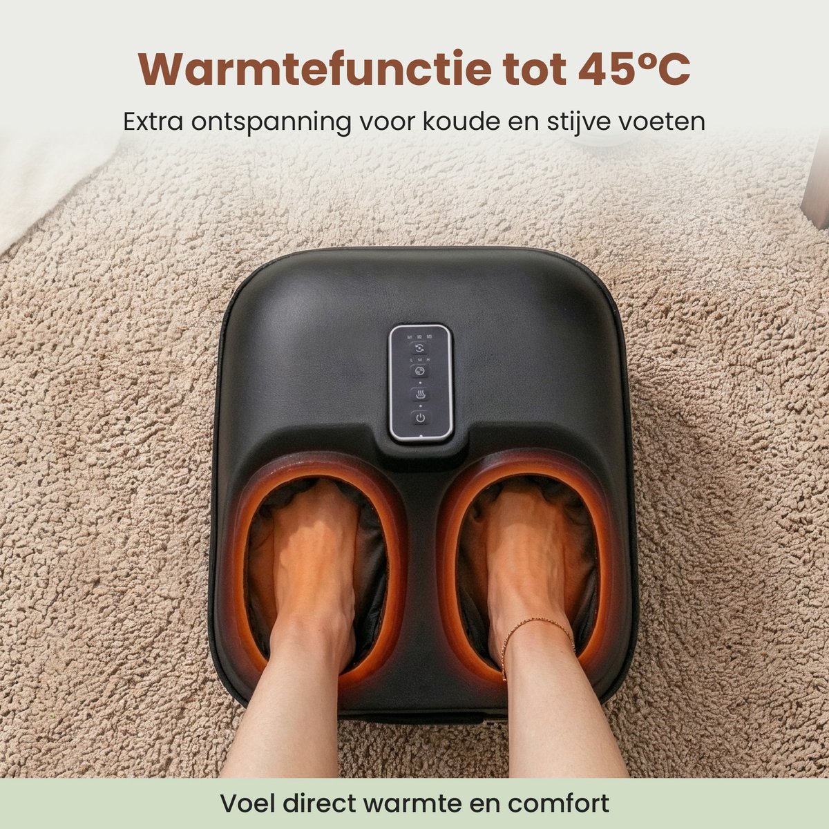 Medivéra Shiatsu Voetmassage met Warmte en Compressie thumbnail 3