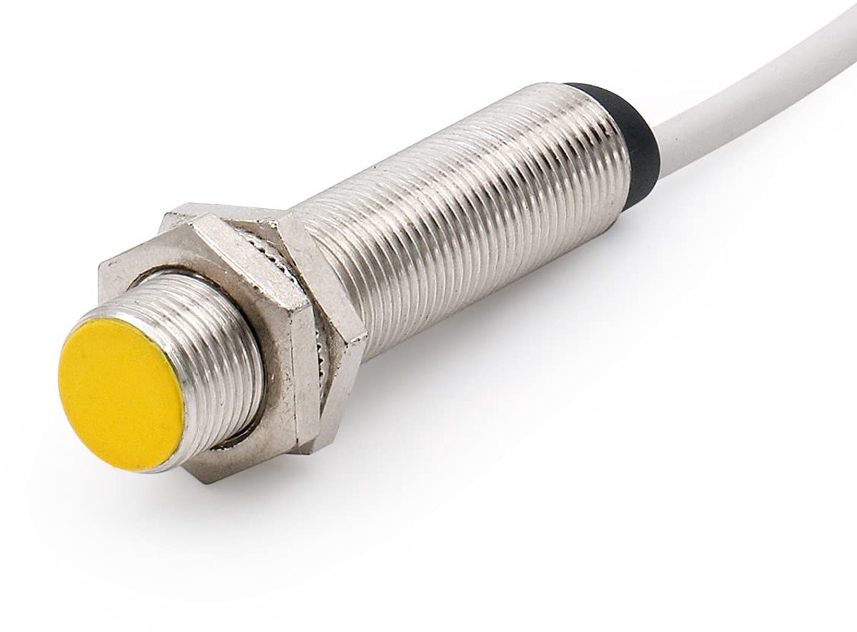 Golden crown - Inductieve Naderingsschakelaar - Cilindrisch Type - AC90-250V - 400mA - 2 Draden - Geschikt voor Magnetisch Metaal - HS-M12-Bi2-RZ3