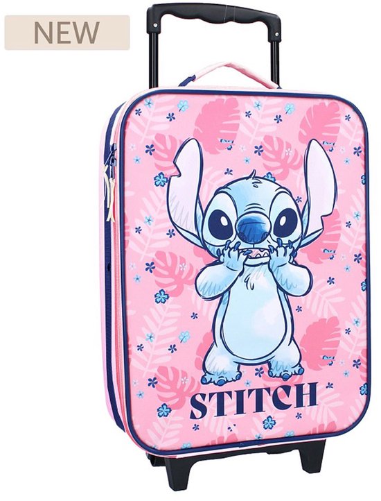 Lilo & Stitch Made To Roll Trolley Koffer - Roze