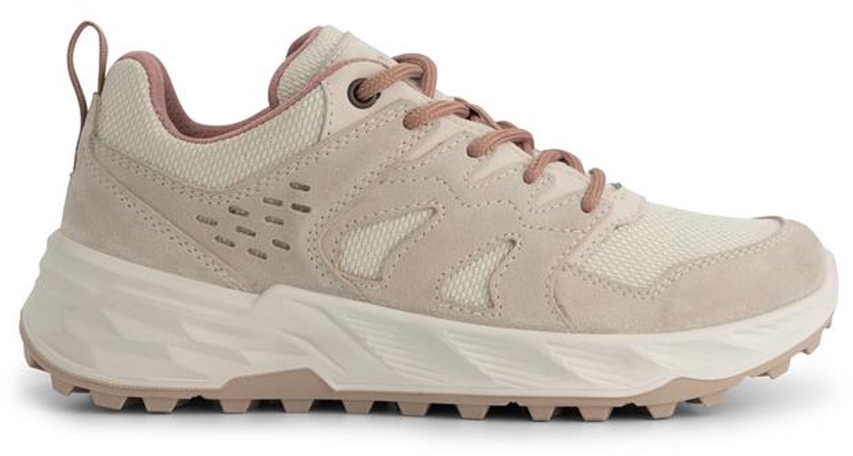 Travelin’ Posio Dames Lage wandelschoenen Waterdicht Zand Creme