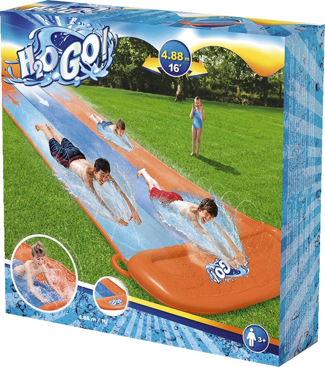 Bestway H2OGO triple waterglijbaan 488 cm — afbeelding 8