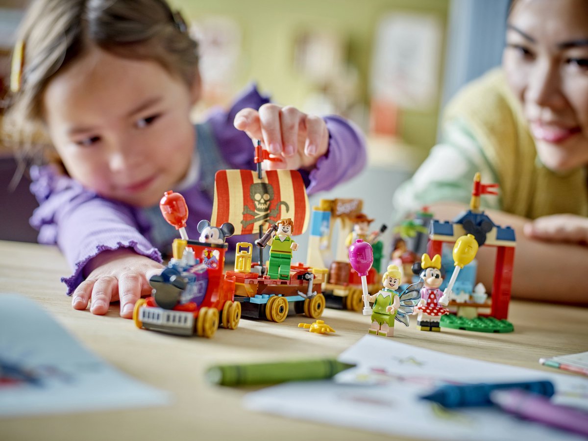 LEGO Disney: Disney Feesttrein Bouwbaar Trein Speelgoed 100e Verjaardag Set - 43212 — afbeelding 7