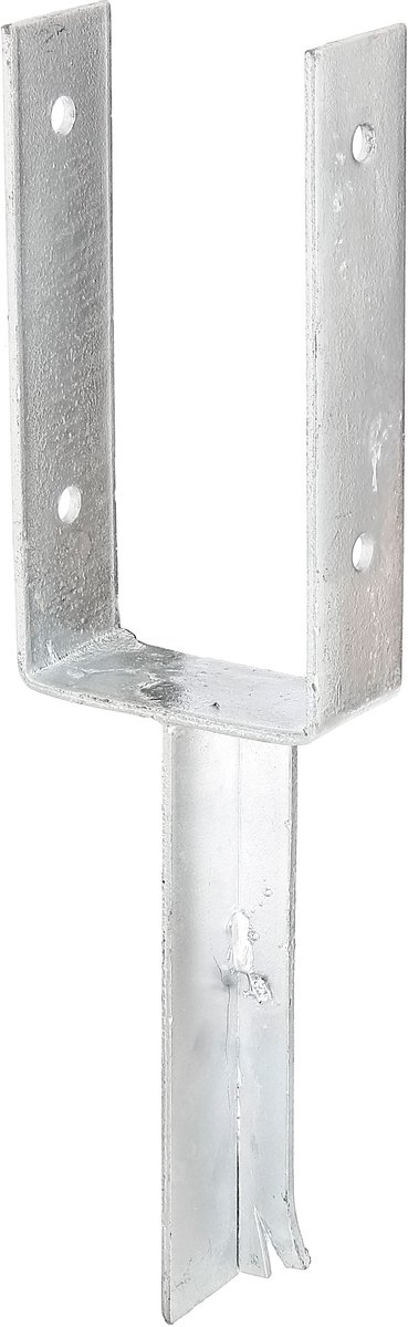 Alberts 216795 U-paalhouder | met betonanker van T-profiel | thermisch verzinkt | vrije breedte 101 mm | lengte betonanker 200 mm