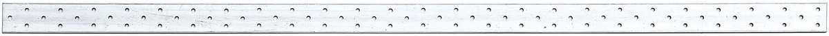 Alberts 335137 koppelplaat | sendzimir verzinkt | 1000 x 40 mm | set van 4