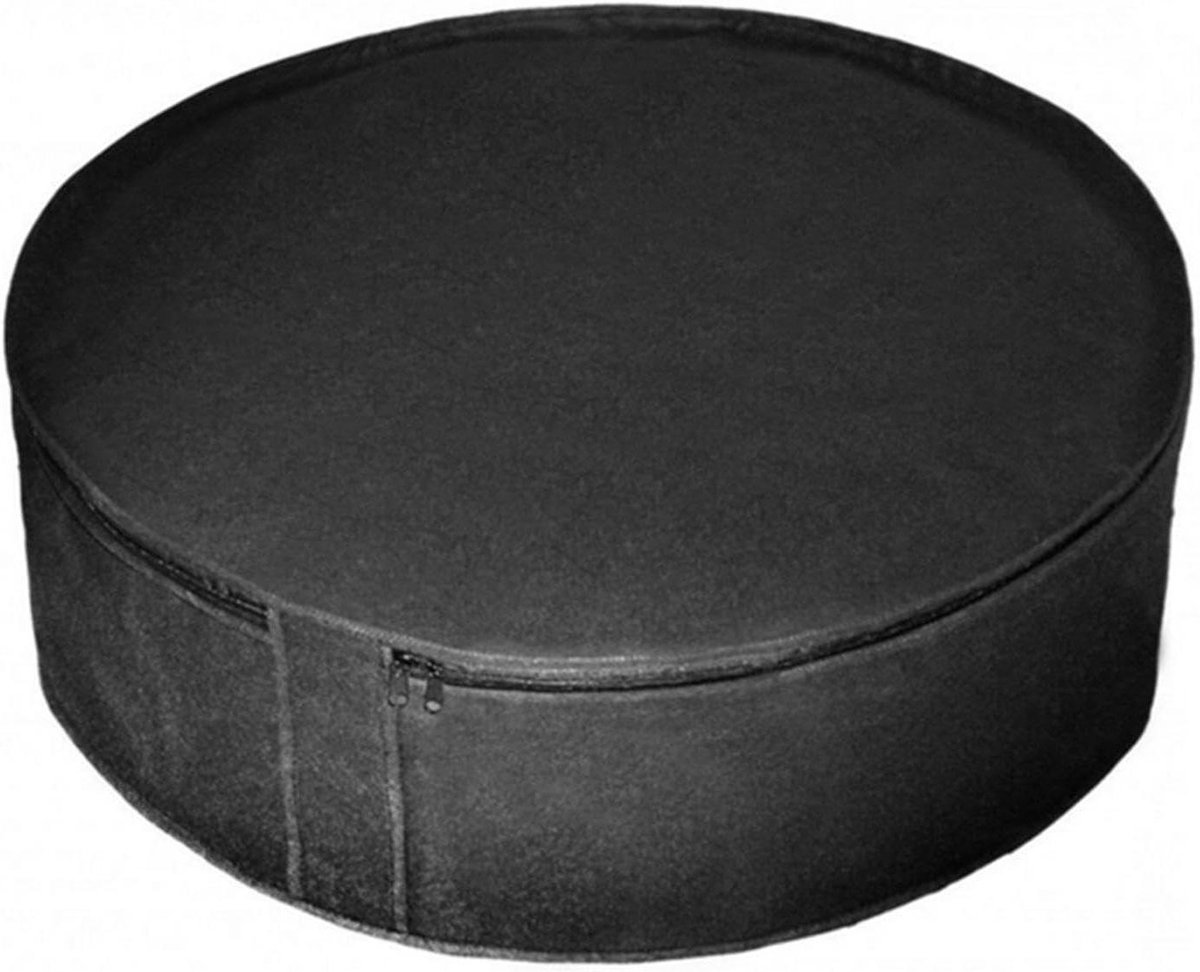 Bandenopbergtas - Autobandhoes - Banden Beschermen - Dubbele Ritssluiting - 63 cm Diameter - Zwart