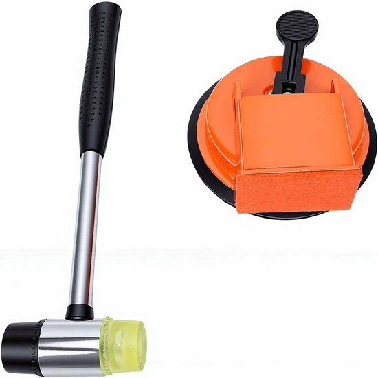 Vloer Spleet Fixer - Laminaat Reparatie - Vloeren Herstellen - Sterke Zuignap - 118mm Zuignap - Zwart — afbeelding 5