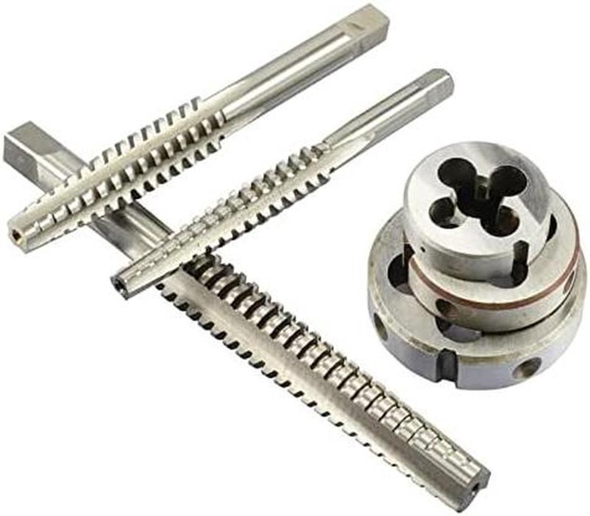 Schroefdraad Taps - Metaalbewerking Gereedschap - Draad Herstellen - Hoge Hardheid - 2 Stuks - Metaal