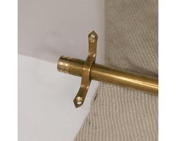 Trap Tapijtstangen 70 80 90 100 110 120 Cm Lange Messing Traptapijtroeden, Gouden Traptrede Tapijtbeschermer Paal, Thuis Tapijt Decoratieve Roede voor Houten Trap(5pcs,L75cm(29 1/2"))