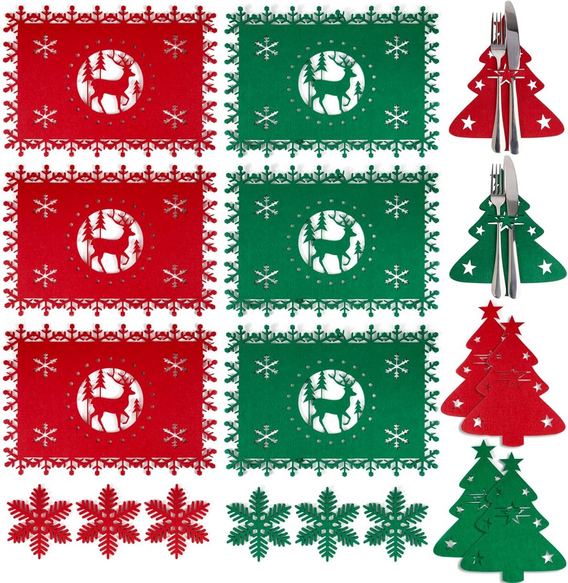 Set Kerst Placemats