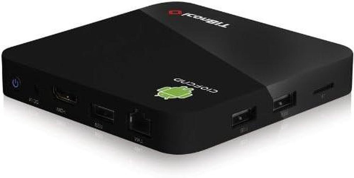 Digitale Mediaspeler - Mini PC - Smart TV - Android Besturingssysteem - Full HD - Zwart