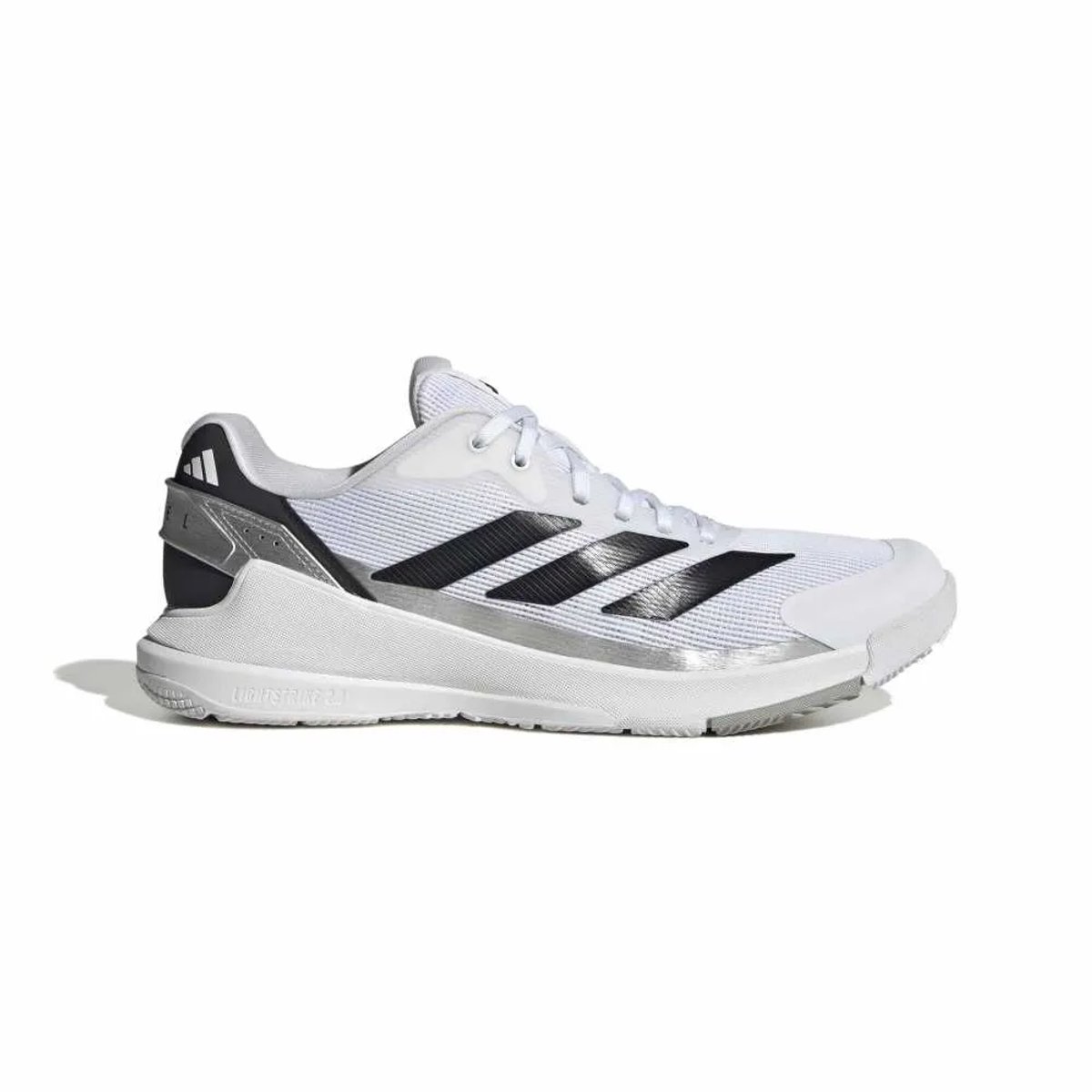 Adidas Crazyquick Ls Padelschoenen 1/3 Man Zilver