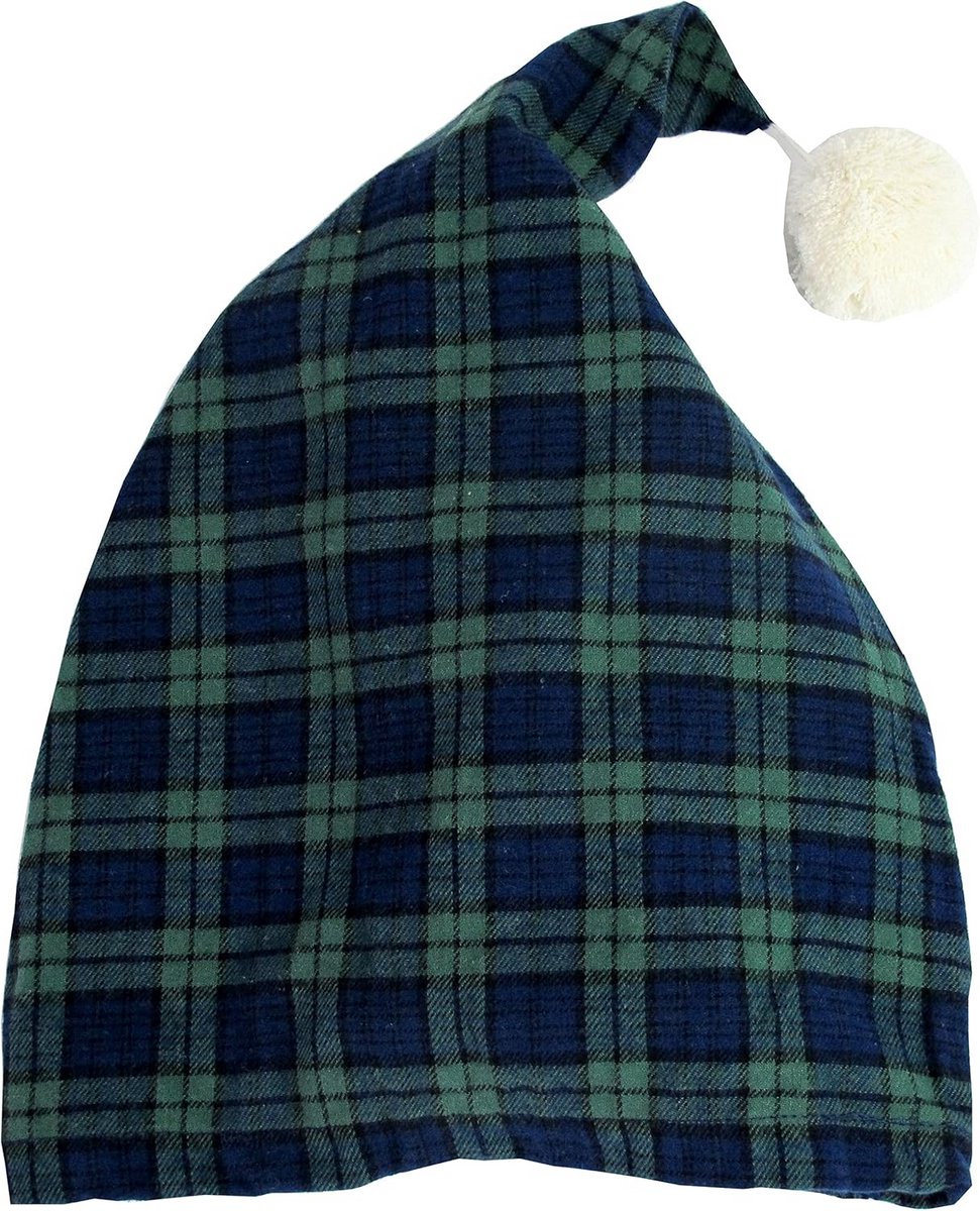 McLaughlin's Irish Shop Nachtmuts van katoen., groenblauw, Eén Maat