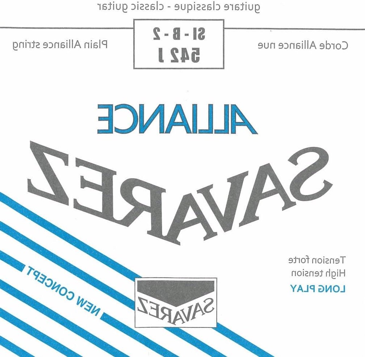 Savarez strings 542J Nylon Classical Guitar Strings, Medium