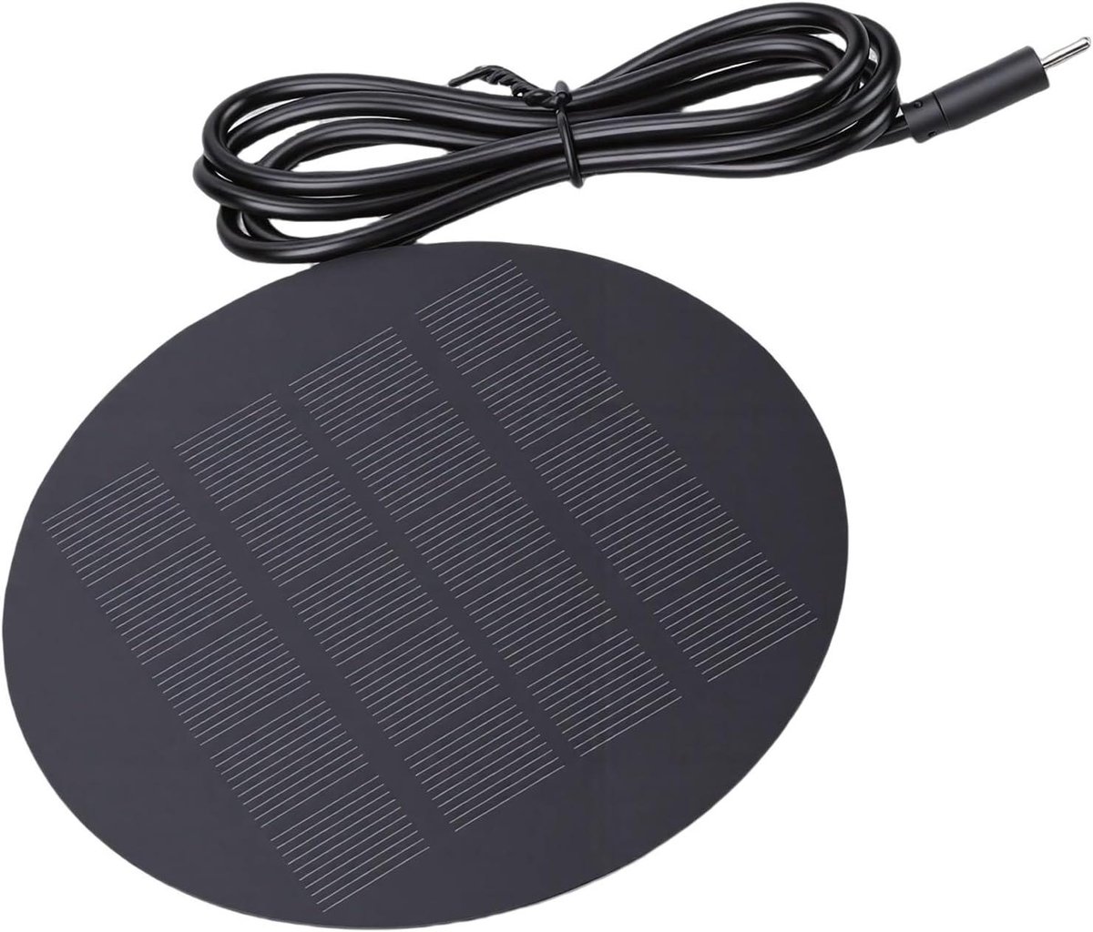 Zonnepaneeloplader - Draagbaar Paneel - Apparaten Opladen - Hoge Rendement Efficiëntie - 12 Watt - Zwart