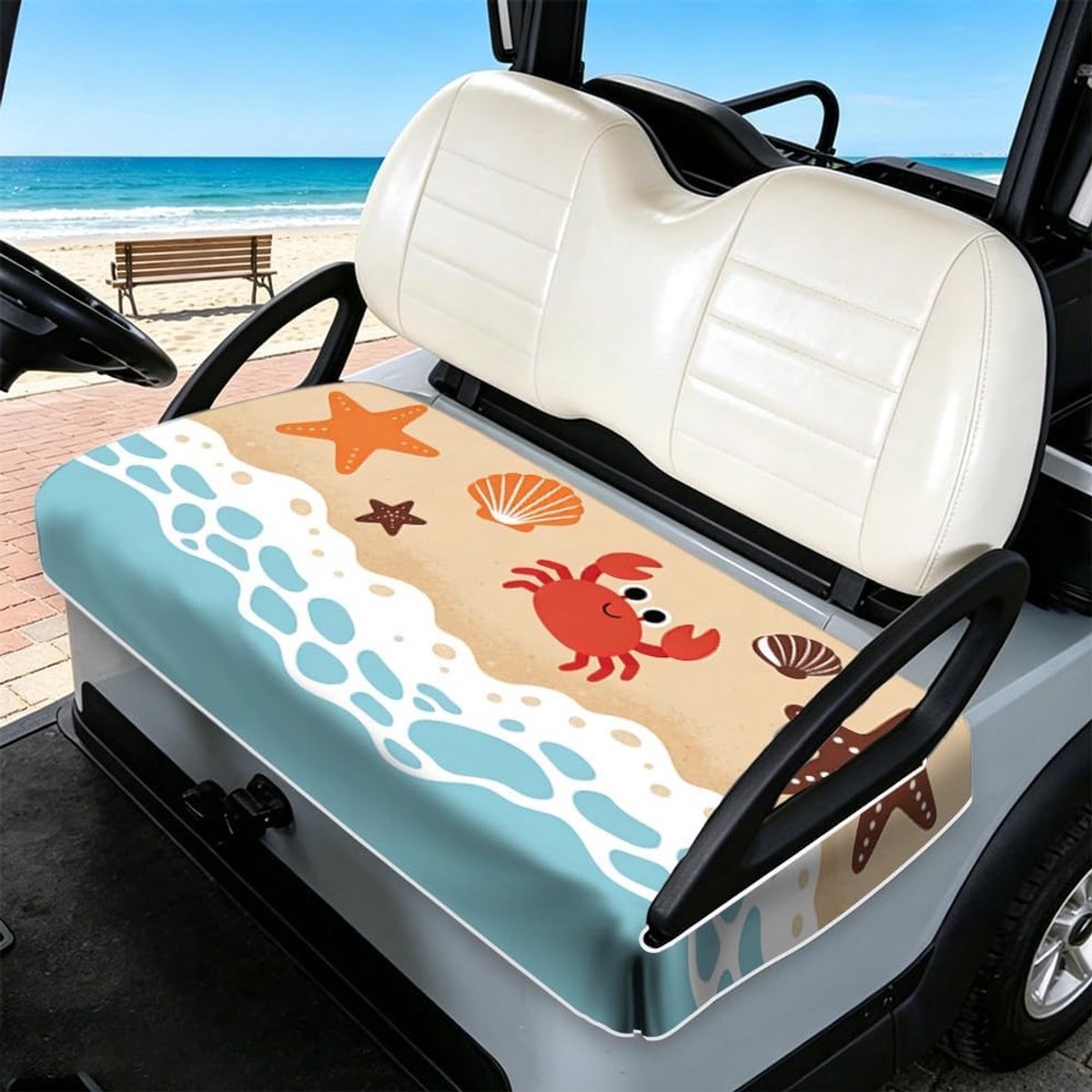 Microvezel stoelhoezen voor golfcarts - Bescherming, afdekking en comfort voor golfaccessoires - Geschikt voor 130 x 78,5 cm