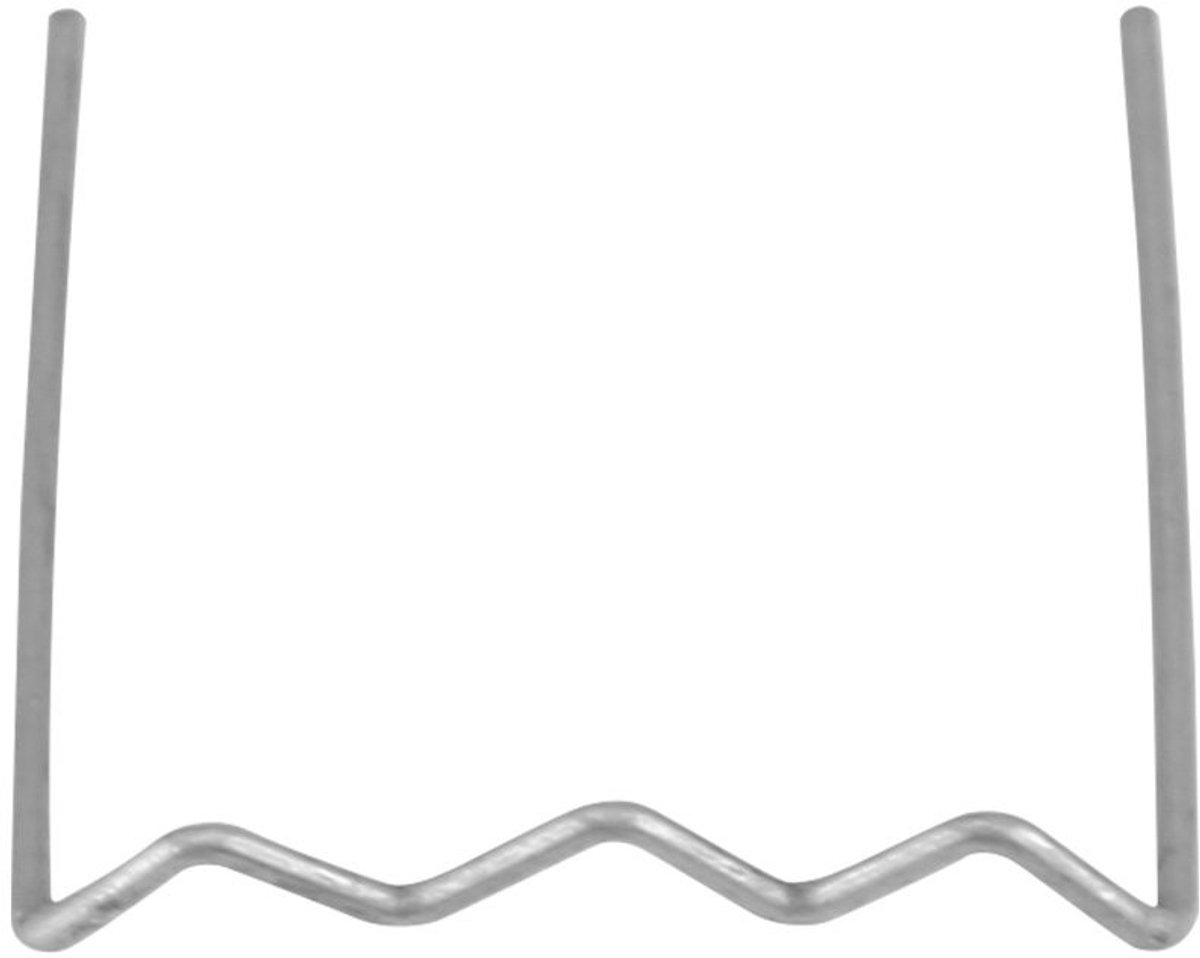 MTTproducts- Lassen Nietjes 100 stks - 0.6mm Roestvrij Staal - Auto Bumper Reparatie - Pre Cut Nieten - Golf Stijl - Kwaliteit Tool Kit - Reparatienietjes