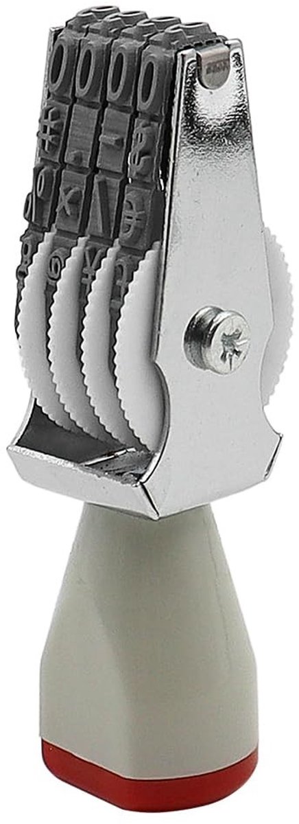 MTTproducts- Nummerstempel Verstelbaar - Stempelset - Multifunctioneel - Lichtgewicht - Kantoor - Kunststof - Stempel