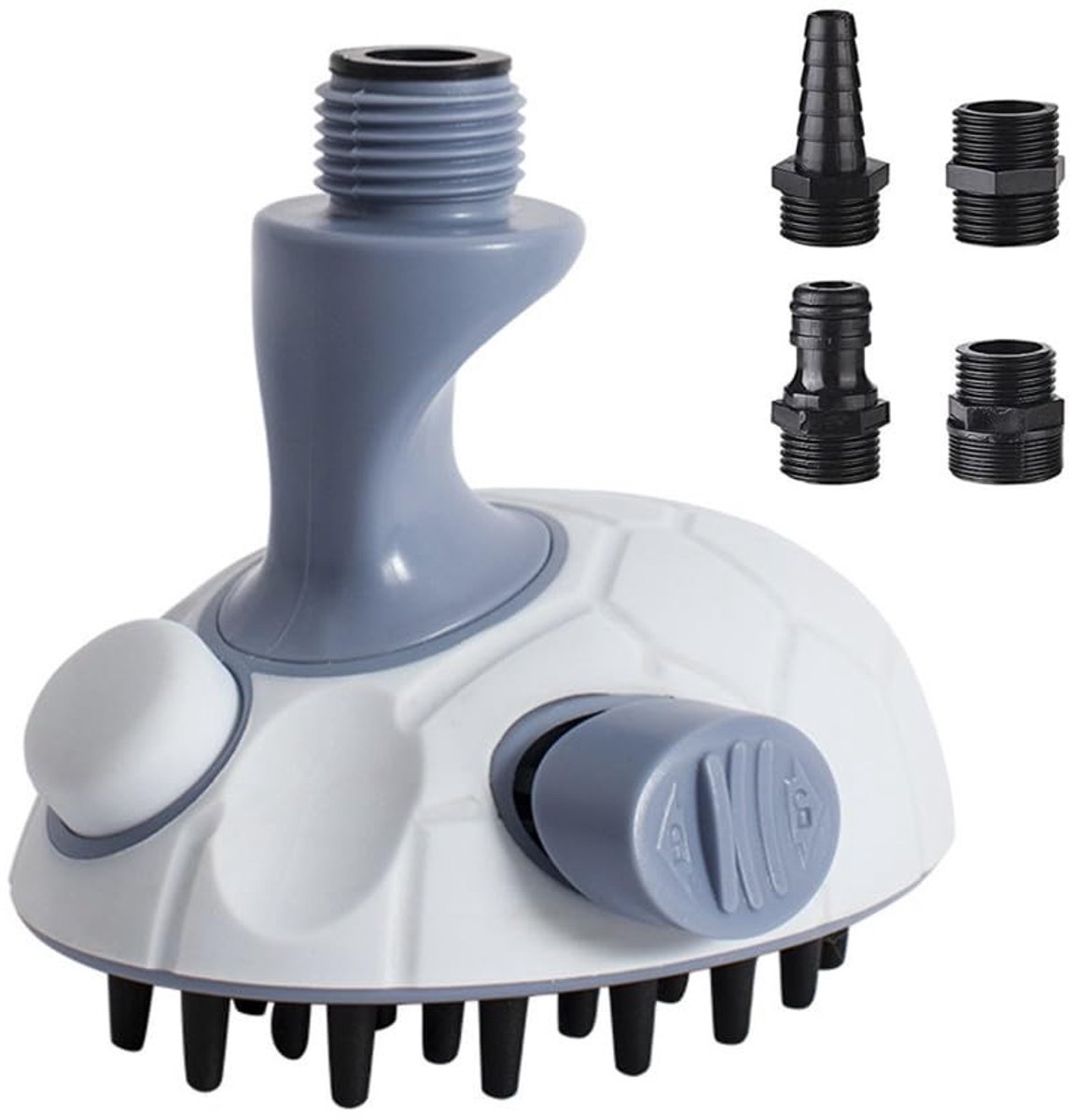 MTTproducts - Douchekop voor huisdieren - Douchesproeier - Multifunctioneel - Huisdierbadborstel-sproeiset - Geschikt voor binnen en buiten - Massagefu...