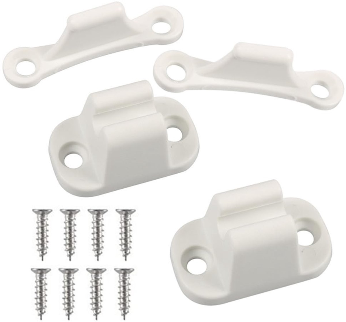 MTTproducts- Deurslot Caravan - Deurslot Camper - Deurslot Motorhome - Deurslot Boot - Deurslot met schroeven - Kunststof materiaal