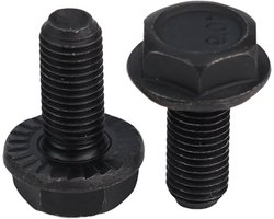 Fiets Crankbouten - Bevestigingsschroeven Fietscrankstel - Fietsonderhoud - Vierkante Taps Toelopende Trappen - M8 x 18 mm - Zwart