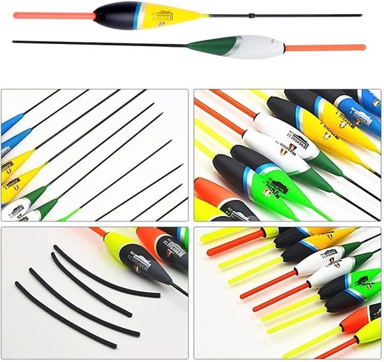 Float Set voor Vissers, 10 Stuks Drijvende Dobbers voor Karpervissen, Anti-roest Floats voor Zoetwater Vissen - Profesional Anglers Uitrusting van Merkloos — afbeelding 5