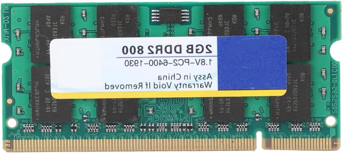 Geheugen Module - RAM DDR2 - Laptop Prestaties - Hoge Snelheid - 2GB - Groen