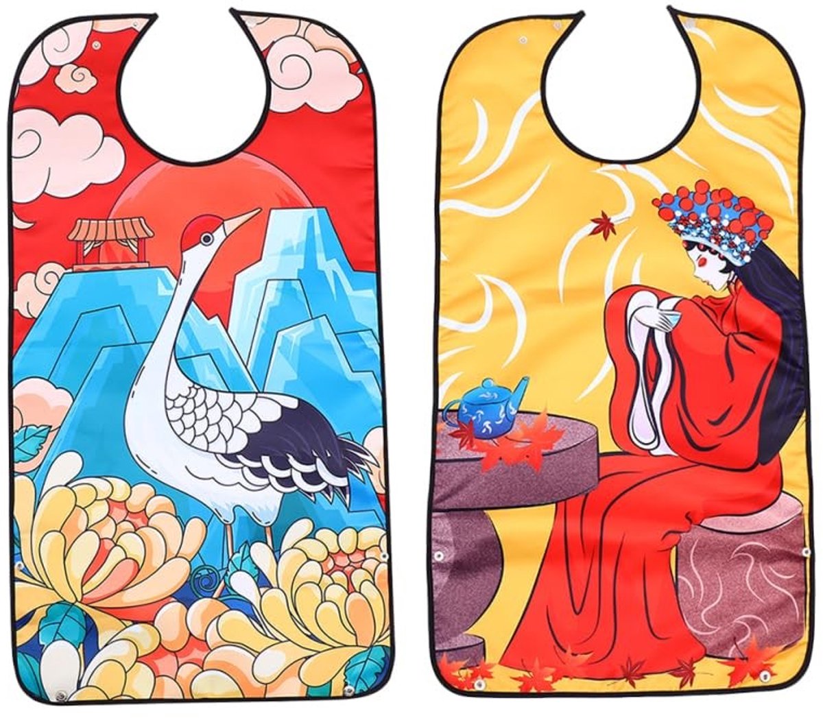 Cosensi- Slabbetje Waterdicht - Eetschort Volwassenen - Kledingbescherming - Praktische Bib - Polyester - Afmetingen 86 x 46 cm