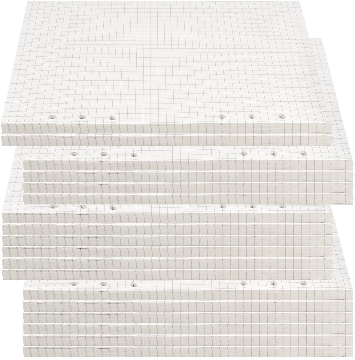 Cosensi- Navulpapier A5 450 Vellen 100GSM - Gelinieerd - Geponst 6 Gats - Planner Inleg - Duurzaam - 14,2 x 21 cm - Notitieboekpapier