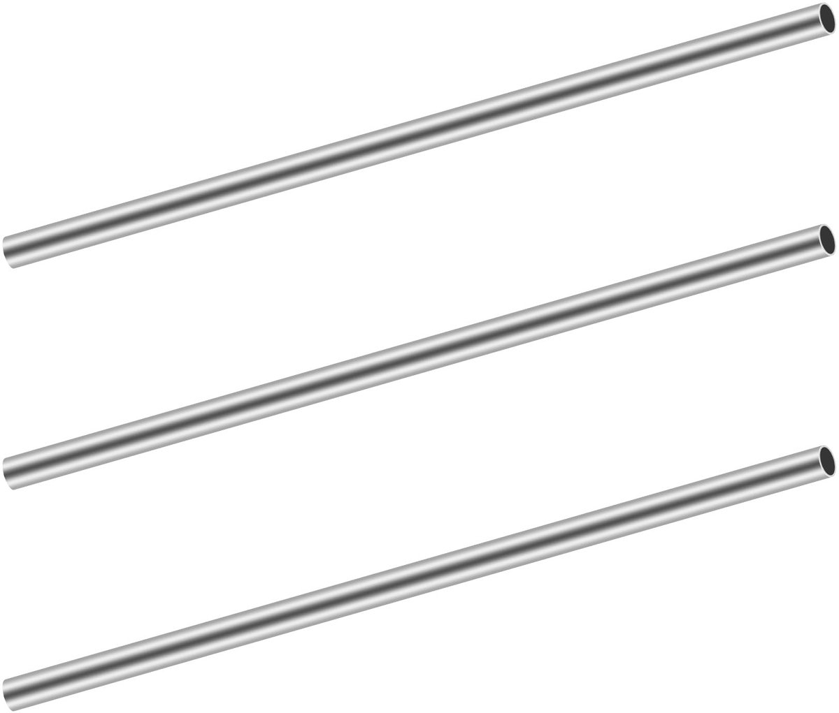 Cosensi- Roestvrijstalen Buis 10mm OD - 0.2mm Wanddikte - 150mm Lengte - Set van 3 - Naadloze Buis - Duurzaam en Esthetisch - Stalen Buis