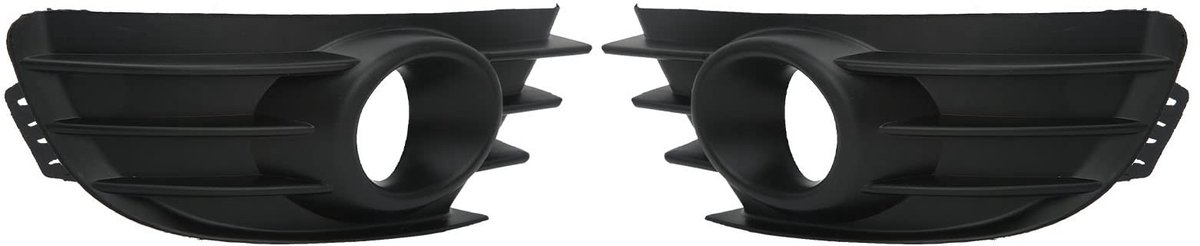 Cosensi- Mistlampen Voorbumper - Zwarte Mistlamp Cover - Vervanging voor C4 2004-2008 - Eenvoudige Installatie - Lange Levensduur - Directe Vervanging - Mistlampcover