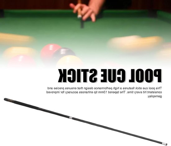 Professionele 13mm Pool Cue Stick van Carbon met Comfortabele Grip voor Verbeterde Precisie en Controle in de Thuisbar of Speelkamer — afbeelding 4