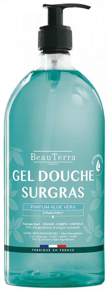 BeauTerra Aloë Vera Surgras Douchegel 1 L