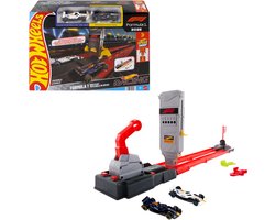 Circuit de départ de la grille Hot Wheels Racing Formula 1 - Avec 2 voitures F1 en métal