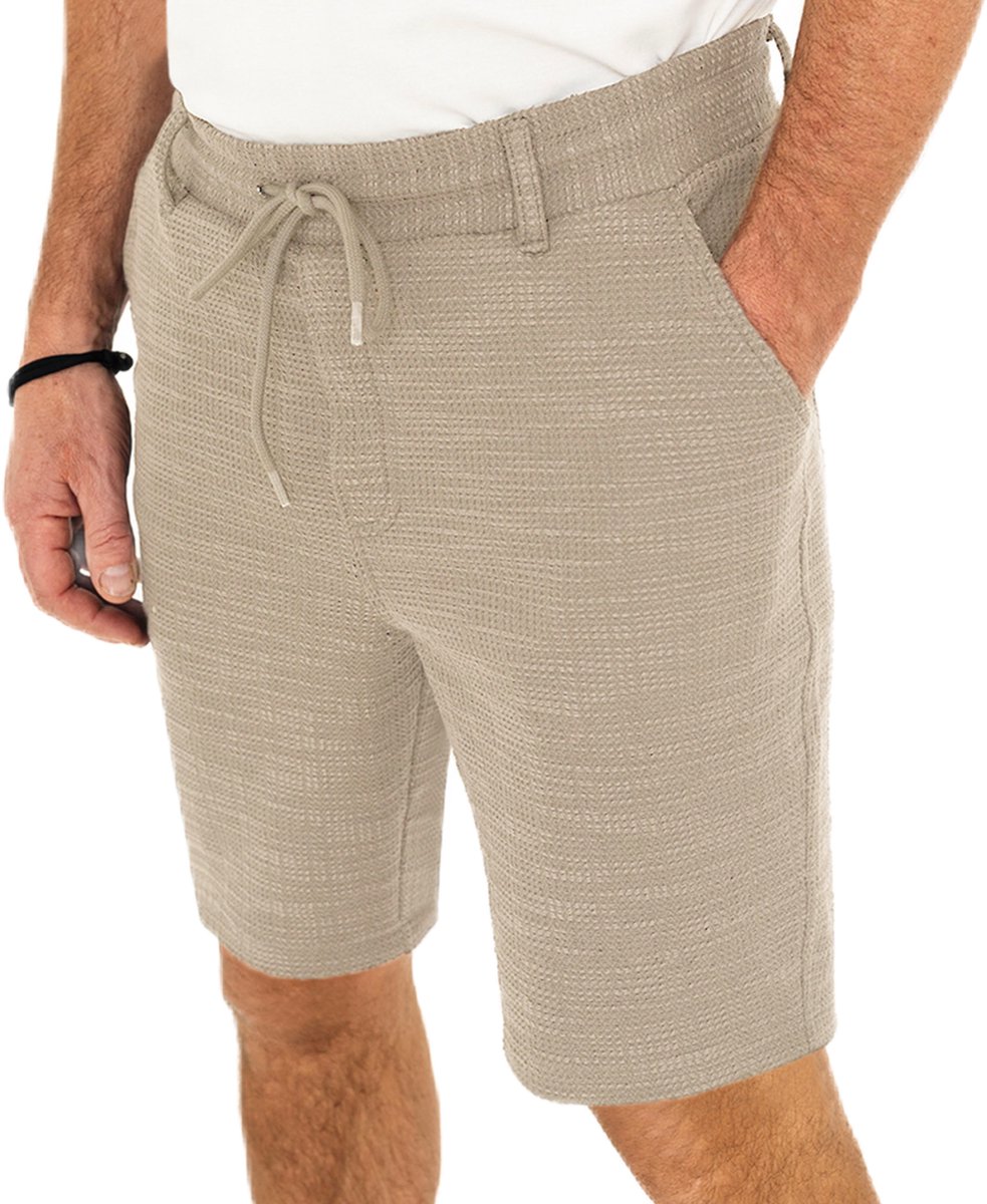 Func Factory mannen Korte Broek Structure beige maat S