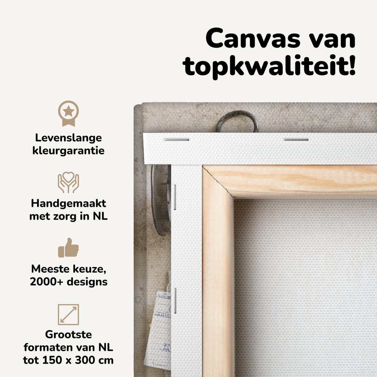 Canvas schilderij 60x90 cm - Wanddecoratie Keuken - Kookgerei - Ouderwets - Muurdecoratie