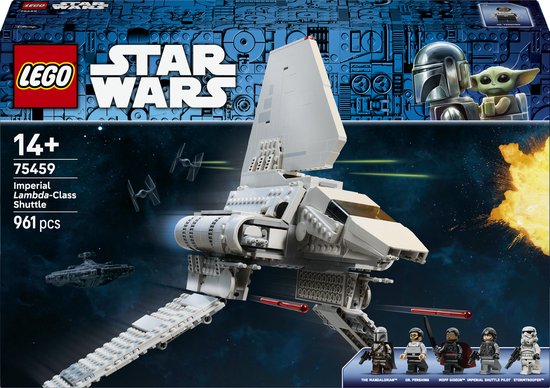 LEGO® Star Wars™ Imperial Lambda-Class Shuttle - Bouwset van een Ruimteschip om te Verzamelen - 75459