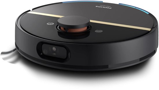 Philips HomeRun Aqua 7000 Series XU7000/01 - Robotstofzuiger met Dweilfunctie - Zwart / Goud - App Connected