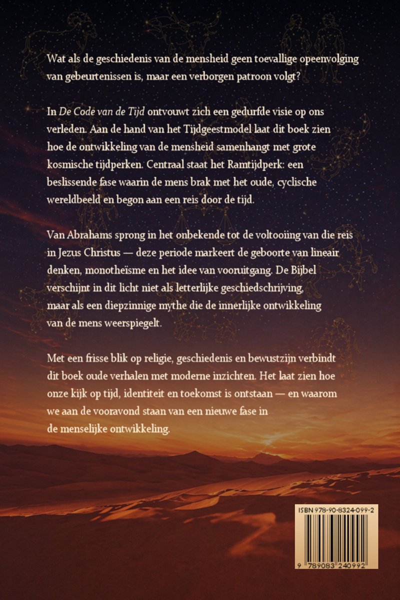 De code van de tijd - back cover