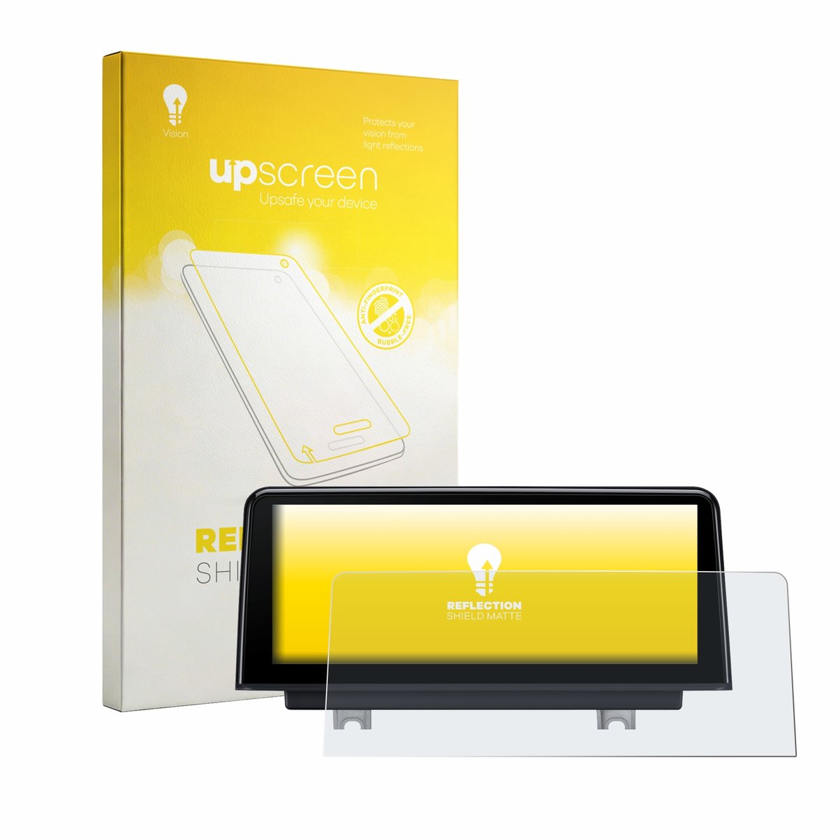 upscreen - Screenprotector voor Xtrons QBBH14NBTH - Folie Beschermfolie anti glare matte