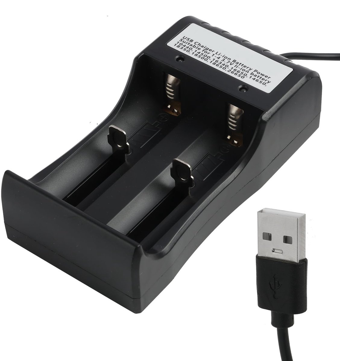 Dailygoods - Universele Acculader voor Li-Ion Batterijen met LED Indicator