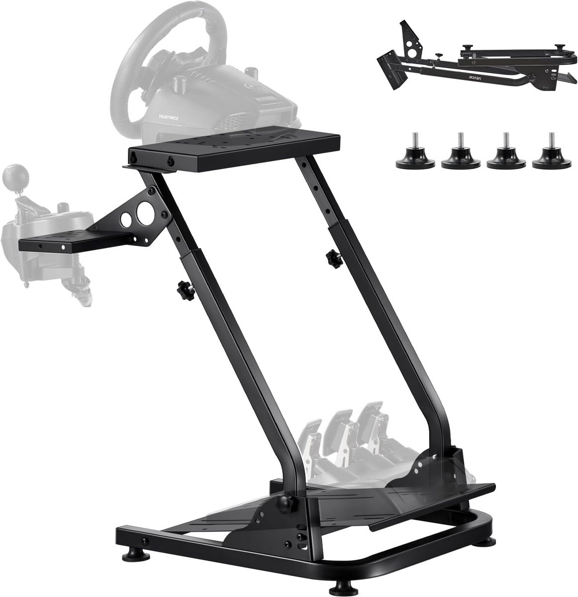 Racestuur Standaard - Wheel Stand - Verstelbaar - Raceframe