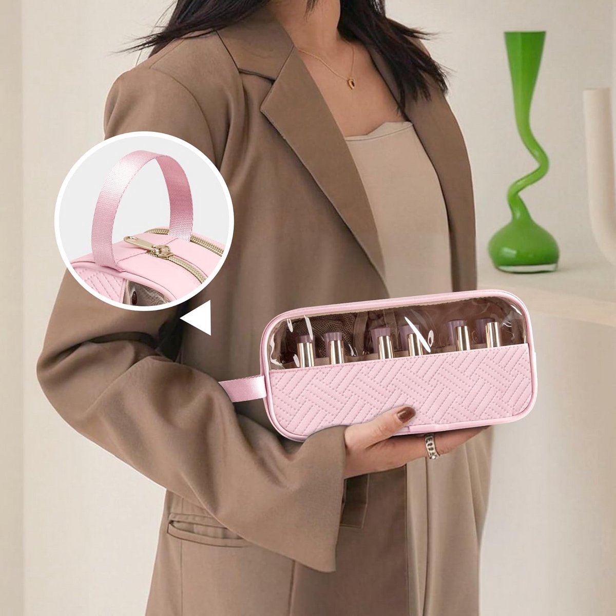 Opbergdoos make-up - Nagellak organiser - Transparant - Cosmetica opbergsysteem