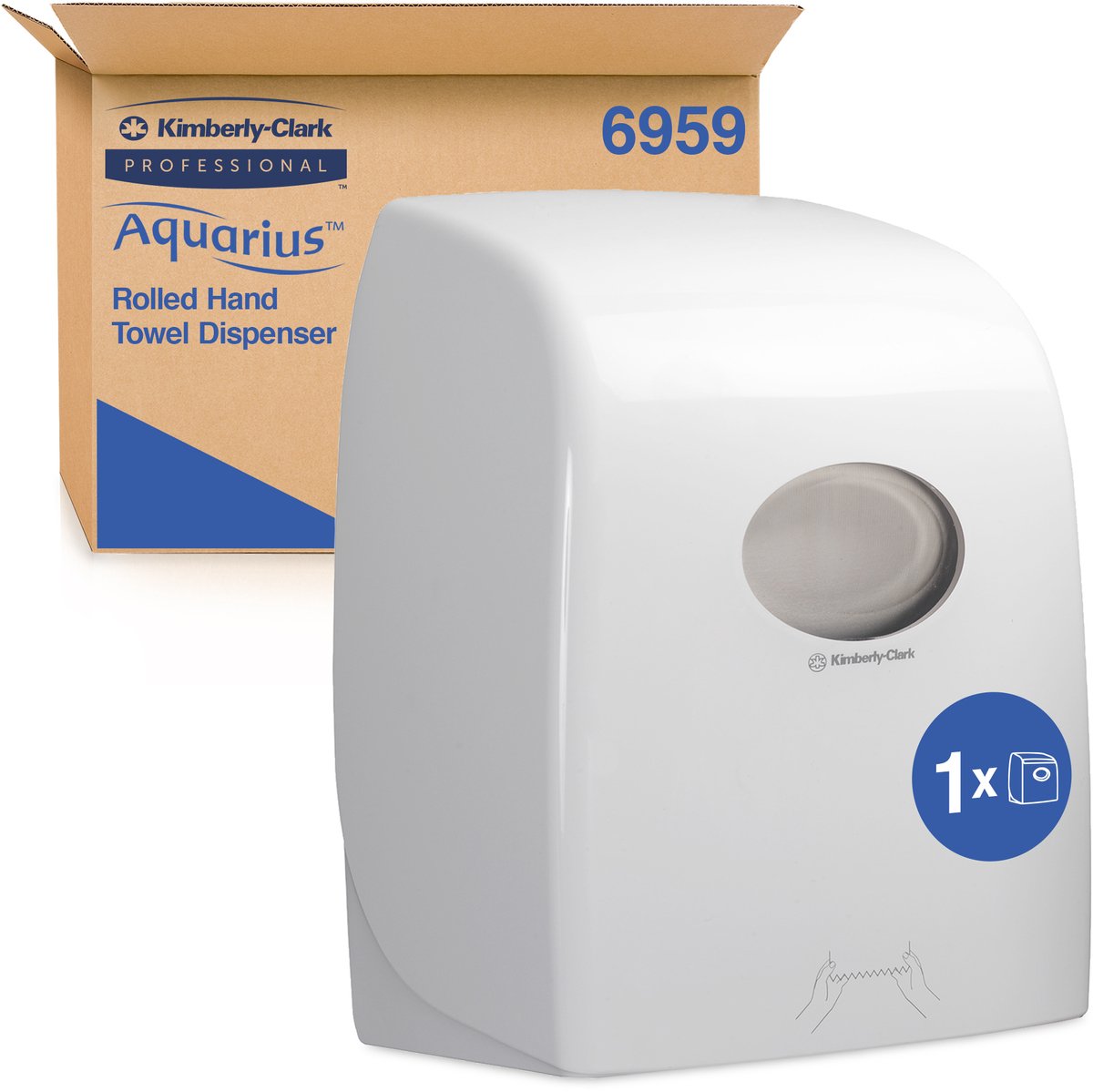KC Aquarius rolhanddoekdispenser Kimberly Clark